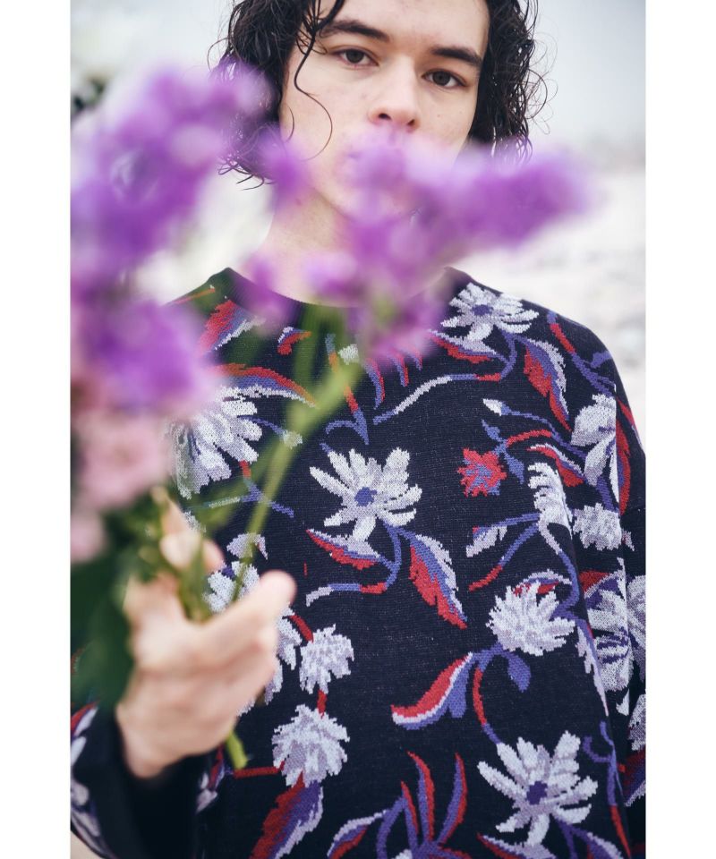 GB0322/KNT03 : Curio Flower Knit/キュリオフラワーニット