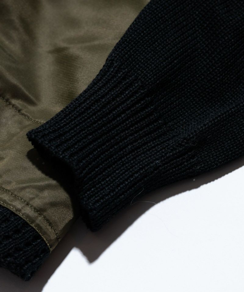 GB0322/KNT06 : Military Remake Knit/ミリタリーリメイクニット