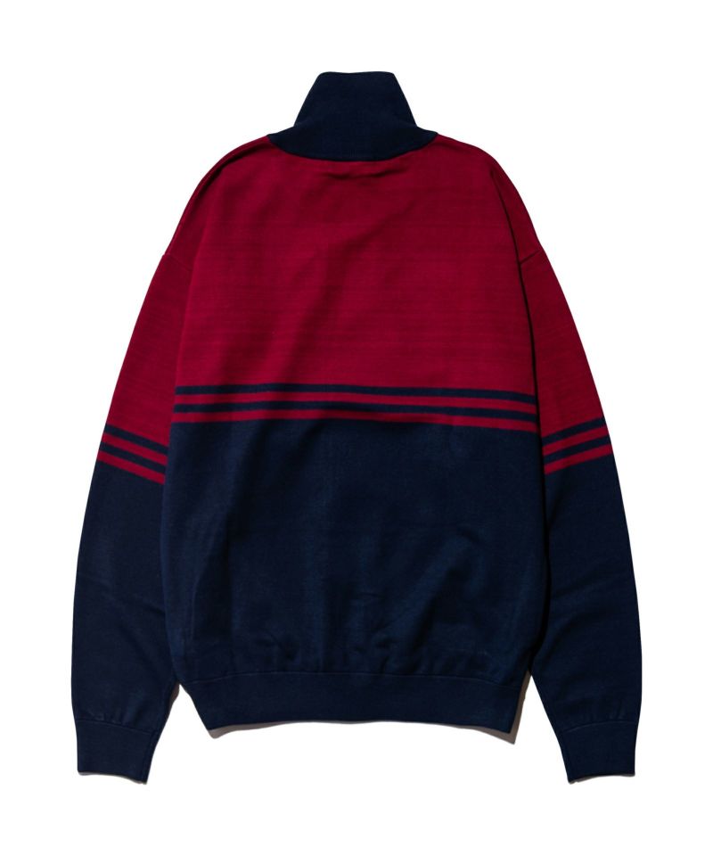 GB0322/KNT11 : 2 Tone Knit Jersey/ツートーンニットジャージ