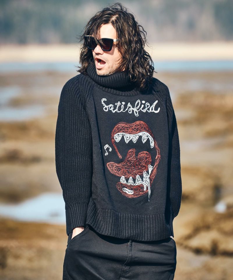 GB0322/KNT13 : Lips and Song Turtle Knit/リップスアンドソングタートルニット