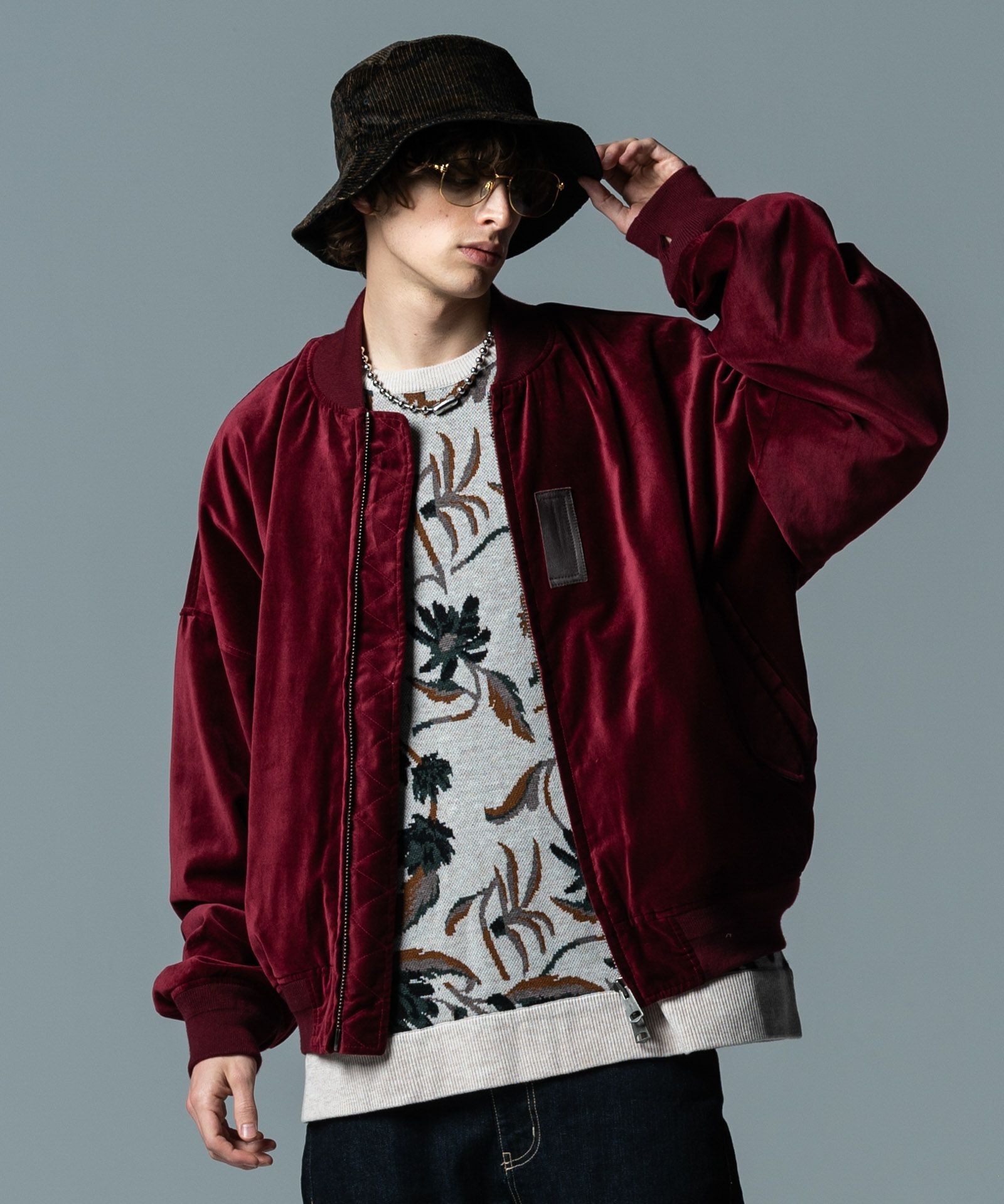 Marlboro x glamd MA-1ジャケット オリーブ（RRL (ダブルアールエル) A  