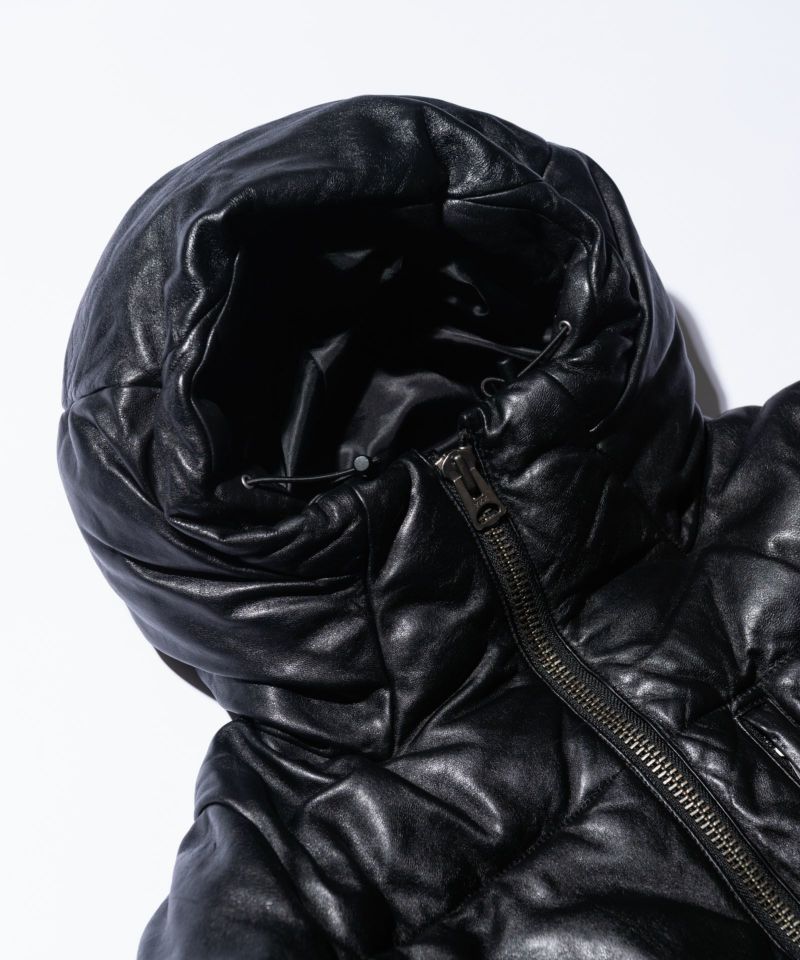 GB0322/JKT11 : Leather Puff JKT/レザーパフジャケット