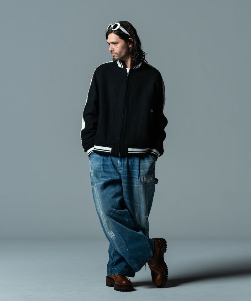 GB0322/P02 : Grunge Stich Painter Pants/グランジステッチペインターパンツ