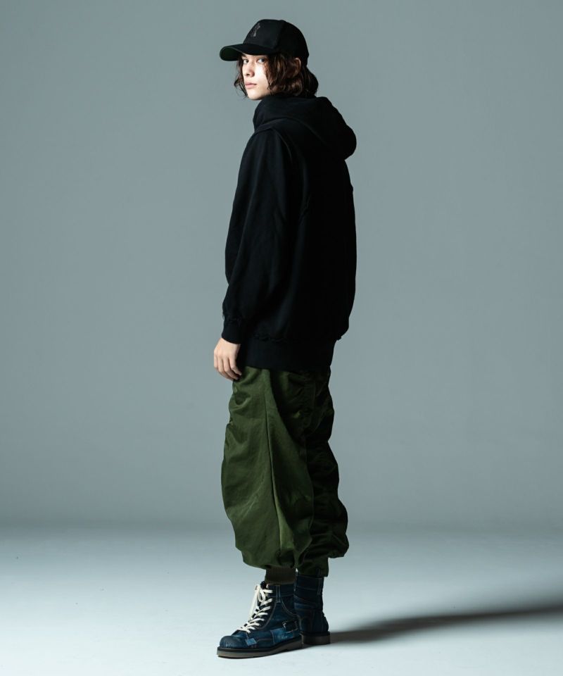 Drape Neck Hoodie / ドレープネックフーディ（パーカー