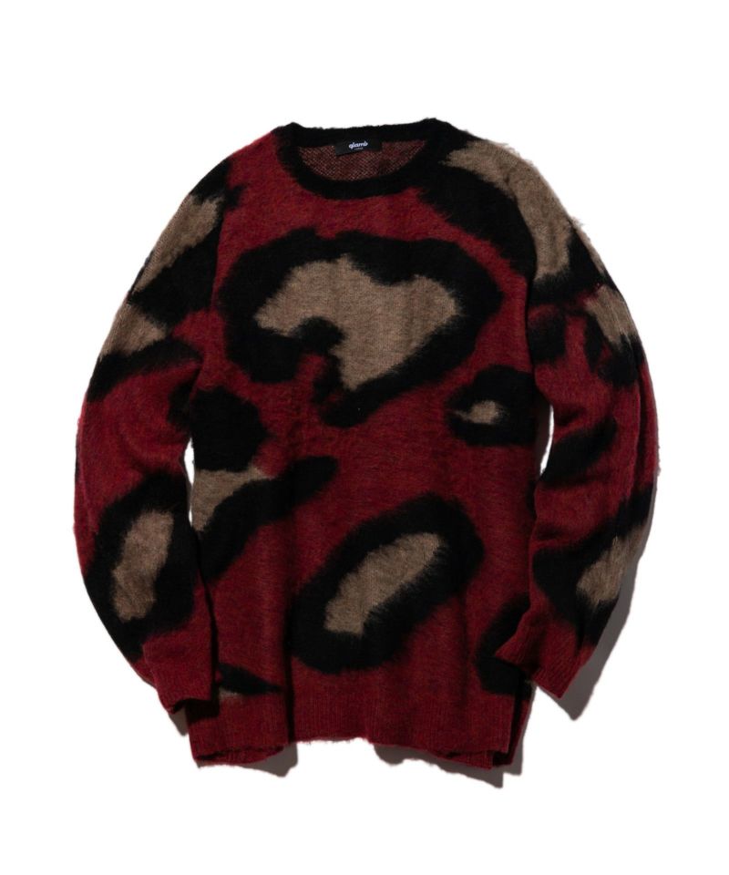 GB0422/KNT03 : Big Leopard Knit/ビッグレオパードニット