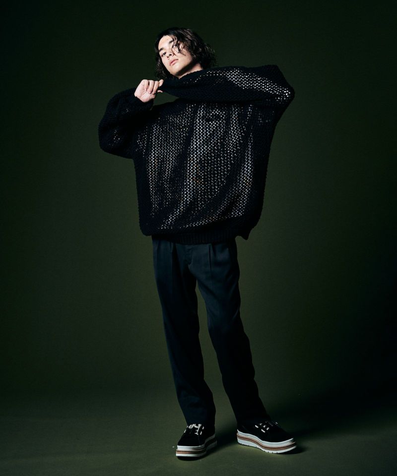 GB0422/KNT04 : Low Gauge Mesh Knit/ローゲージメッシュニット