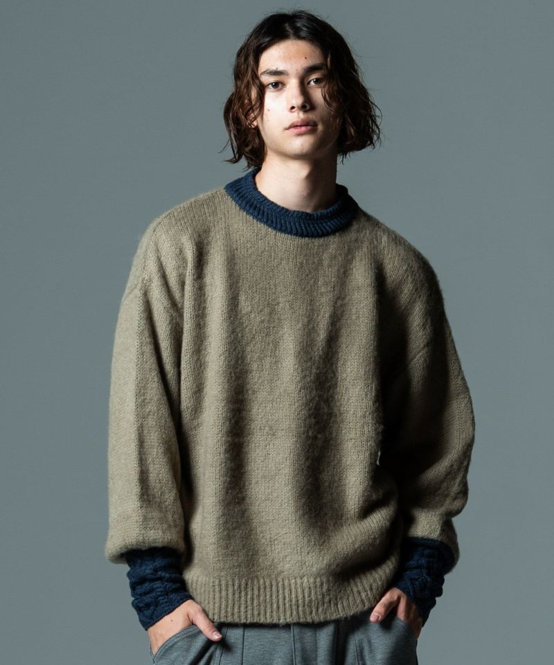 未使用 glamb creed border knit 全てのタイムセール 5054円引き