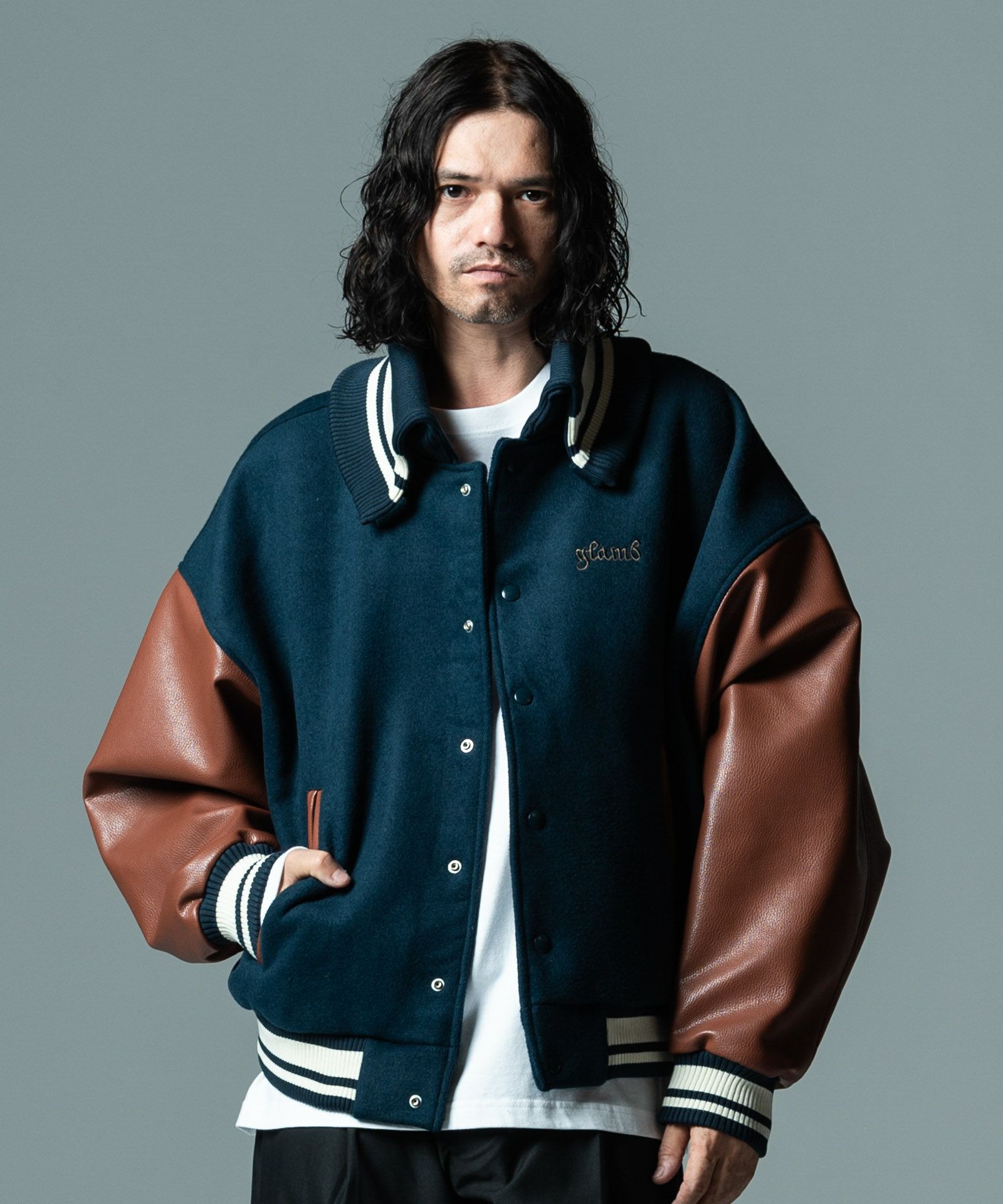 ドンキーカラースタジアムジャンパー(glamb/グラム) GB0422/JKT06 