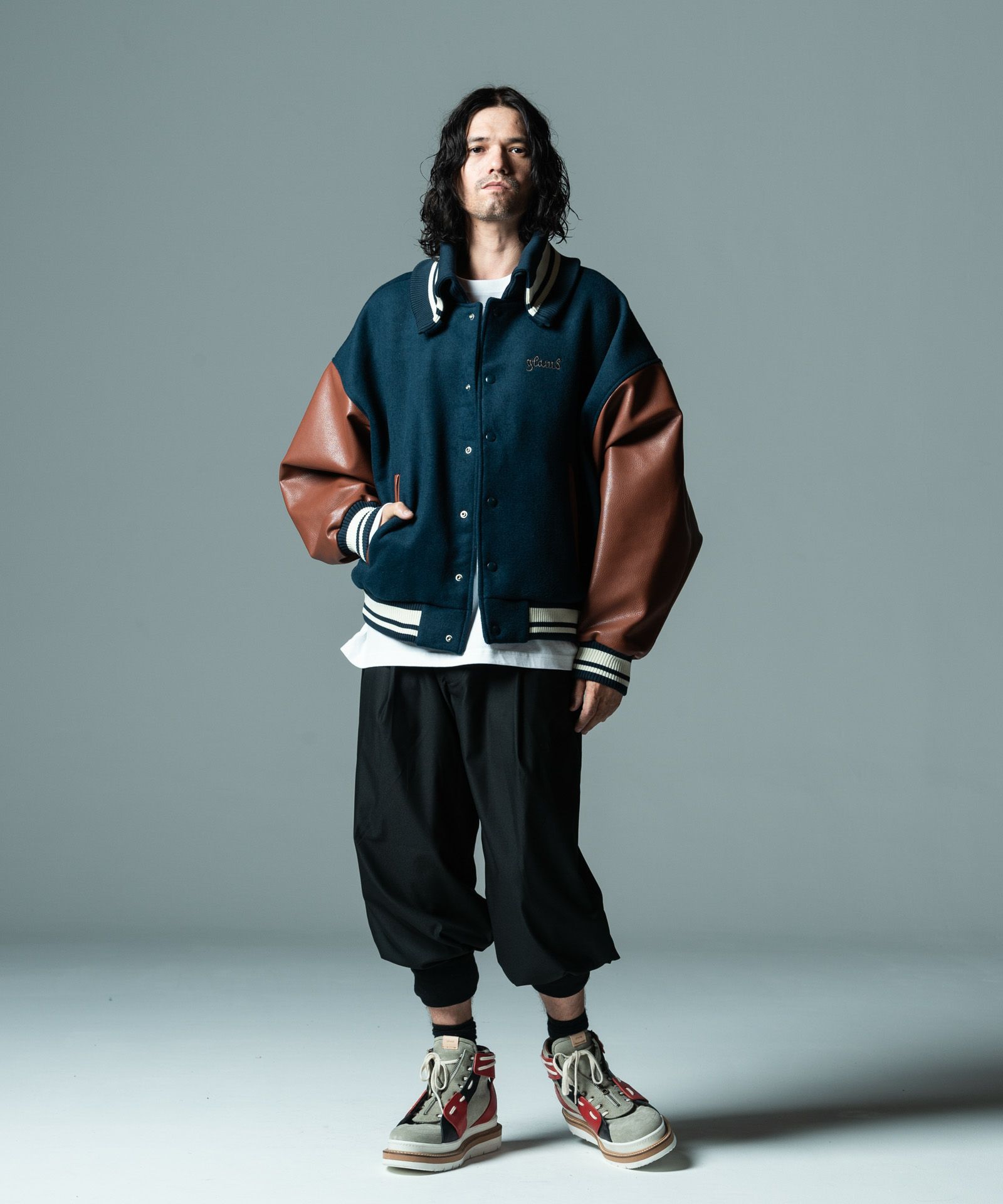 ドンキーカラースタジアムジャンパー(glamb/グラム) GB0422/JKT06 