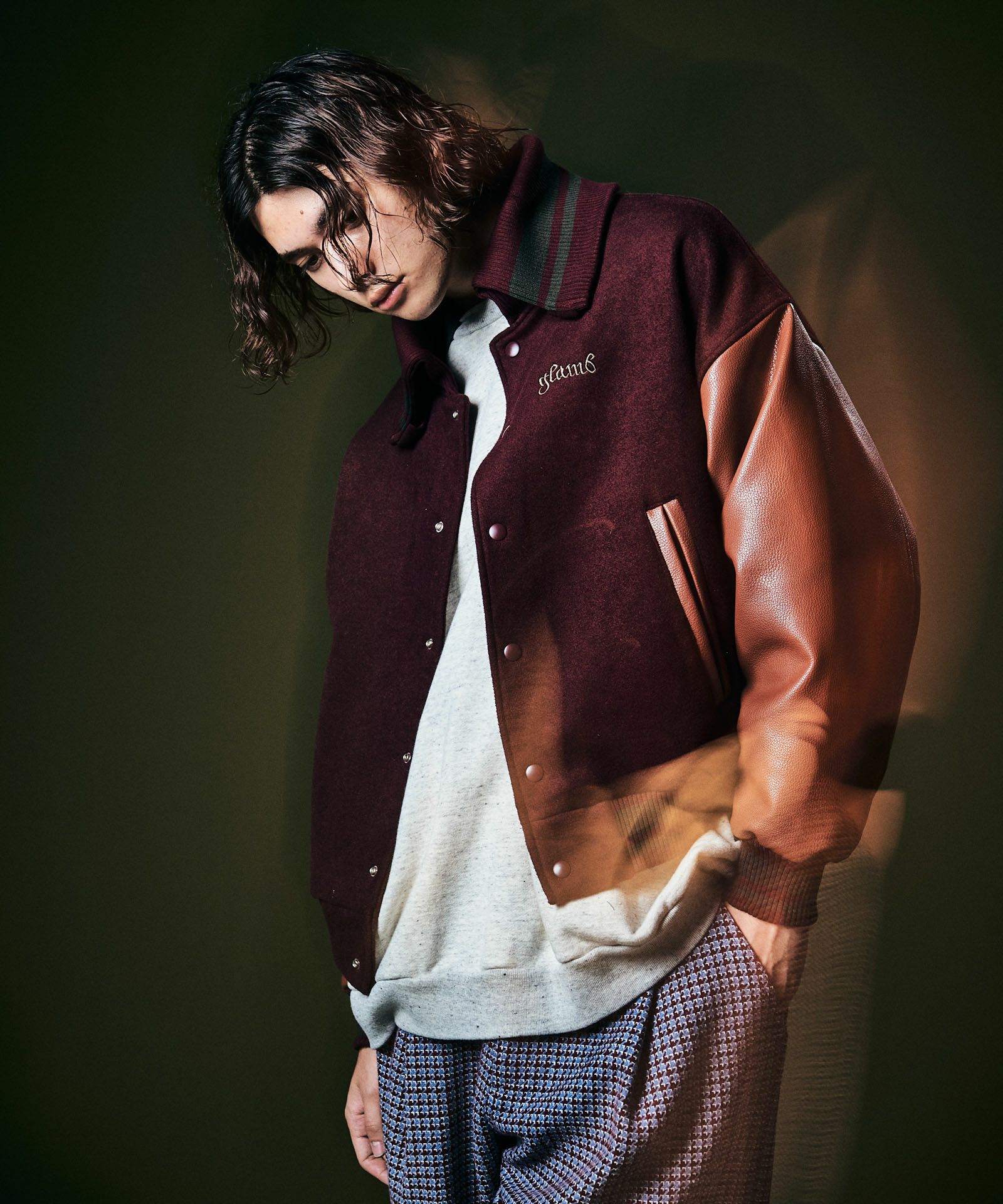 ドンキーカラースタジアムジャンパー(glamb/グラム) GB0422/JKT06 