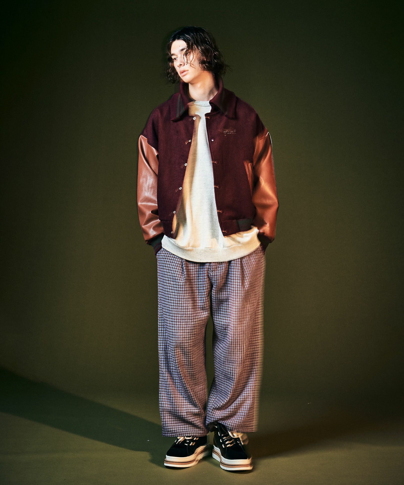 ドンキーカラースタジアムジャンパー(glamb/グラム) GB0422/JKT06 