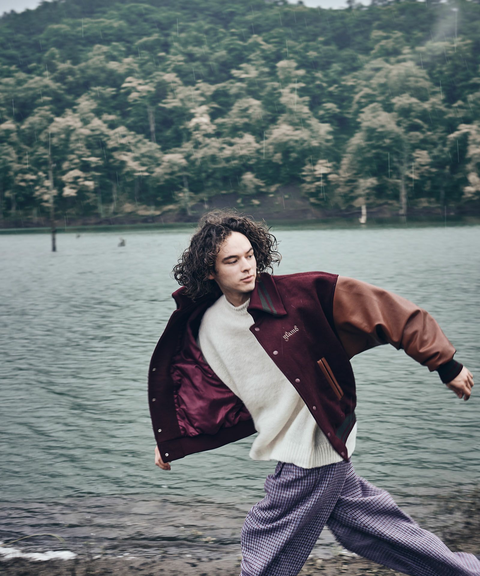 ドンキーカラースタジアムジャンパー(glamb/グラム) GB0422/JKT06 