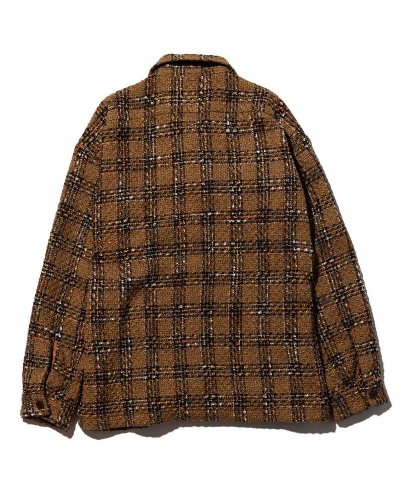 GB0422/JKT08 : Tweed Safari JKT/ツイードサファリジャケット