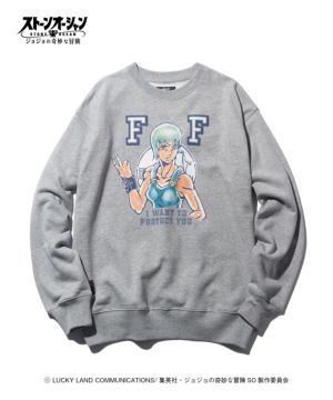 glamb × ジョジョ 第六部 ストーンオーシャン F・F Sweatglamb