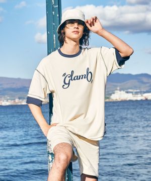 glamb グラム Logo Baseball SH/ロゴベースボールシャツ