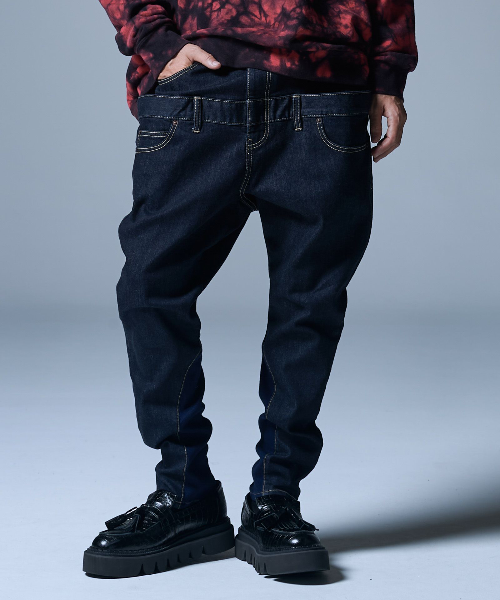 レイヤードデニム(glamb/グラム) GB0123/P13 