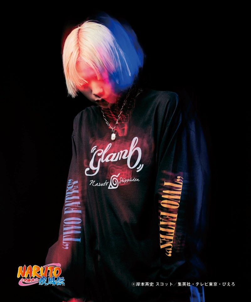 ナルトバーサスサスケロングスリーブT(NARUTOコラボ/glamb ナルトバーサスサスケロングスリーブT(NARUTOコラボ/glamb