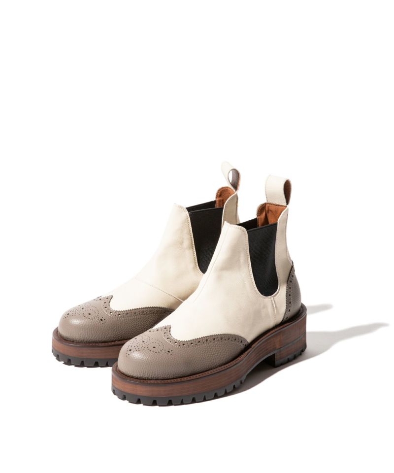 Glamb Brogue Chelsea Boots/ブローグチェルシーブーツ-