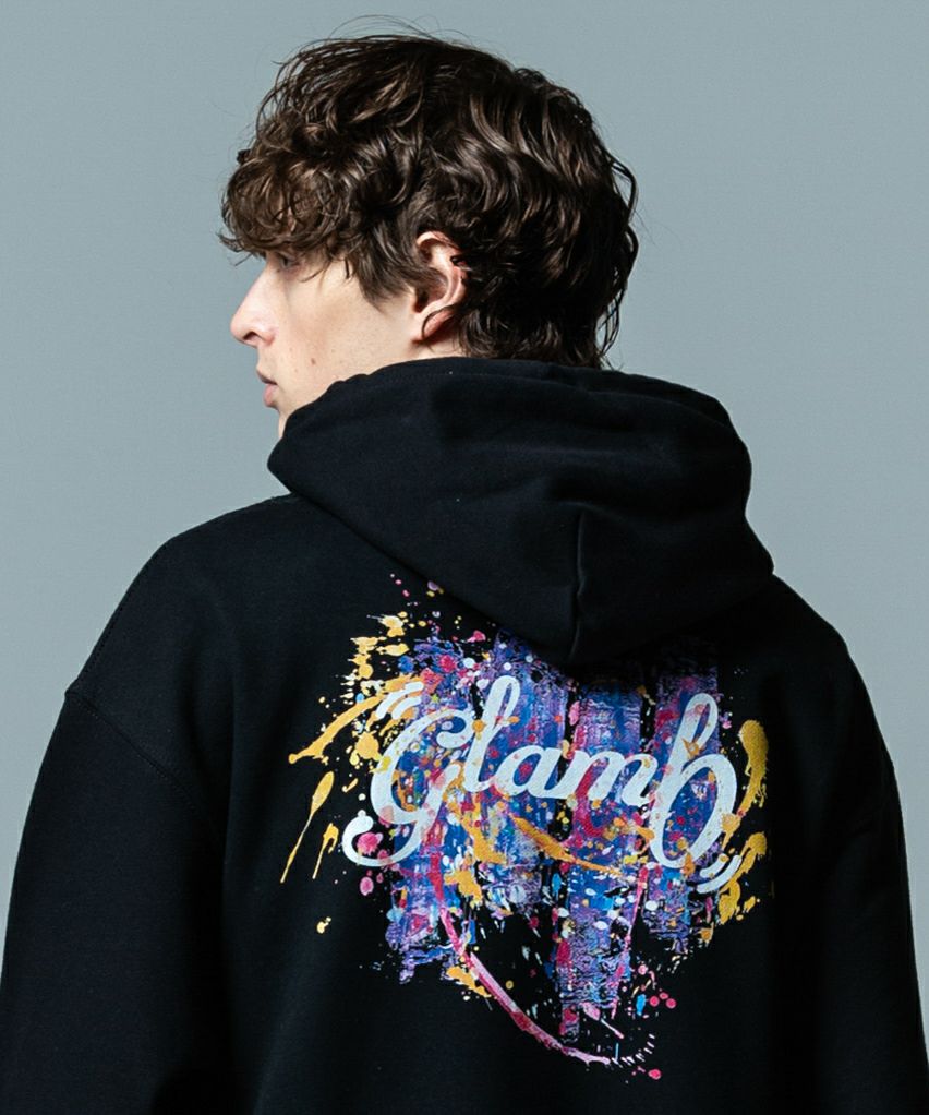 スプラッシュロゴフーディ(glamb/グラム) GB0223/CS02 