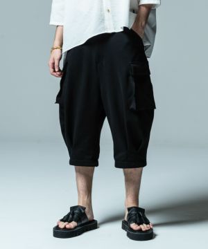 グラム glamb Cropped Sarrouel Cargo Pants-