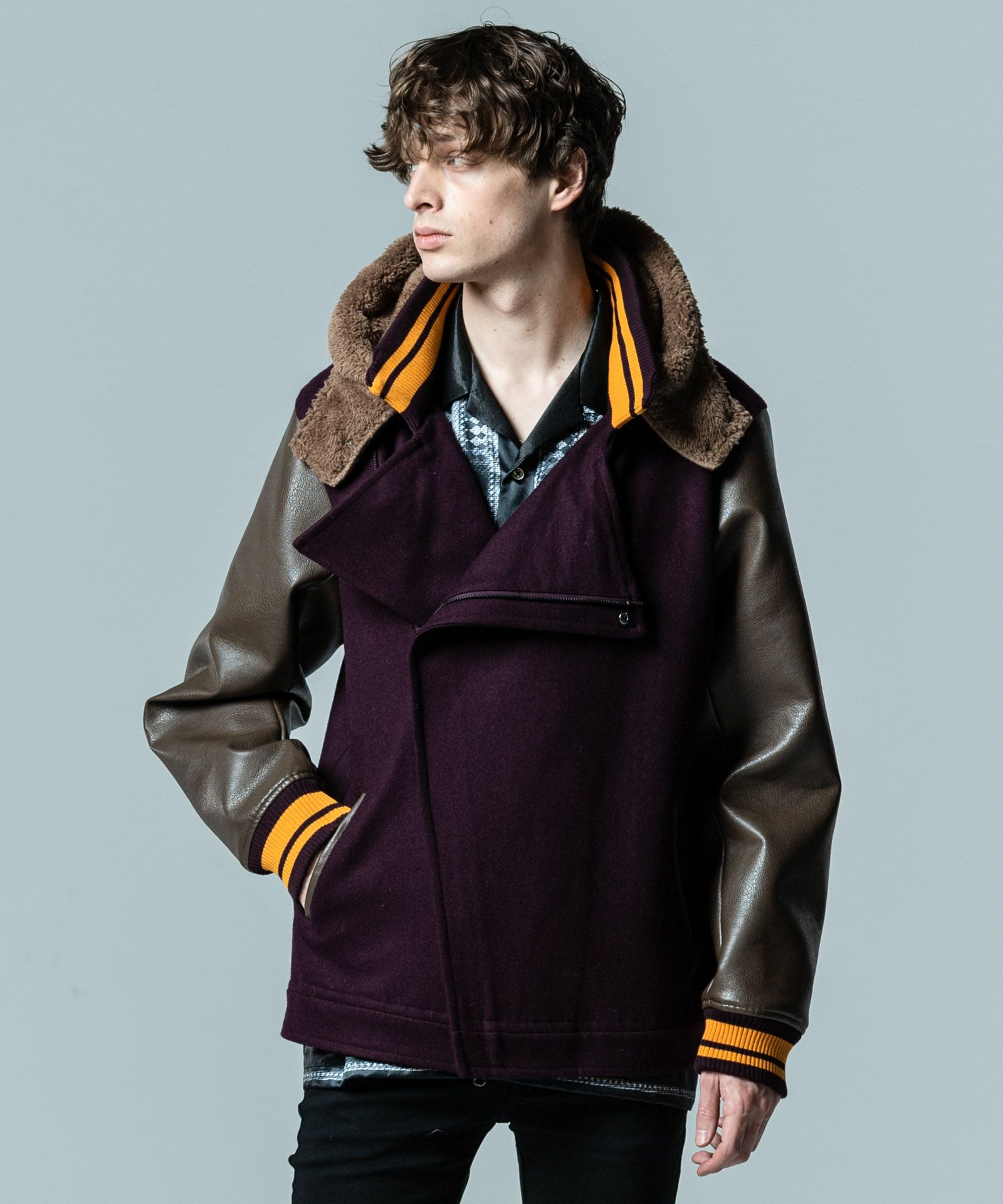 フーデッドスタジアムジャンパー : GB0323/JKT10 | glamb Online Store  