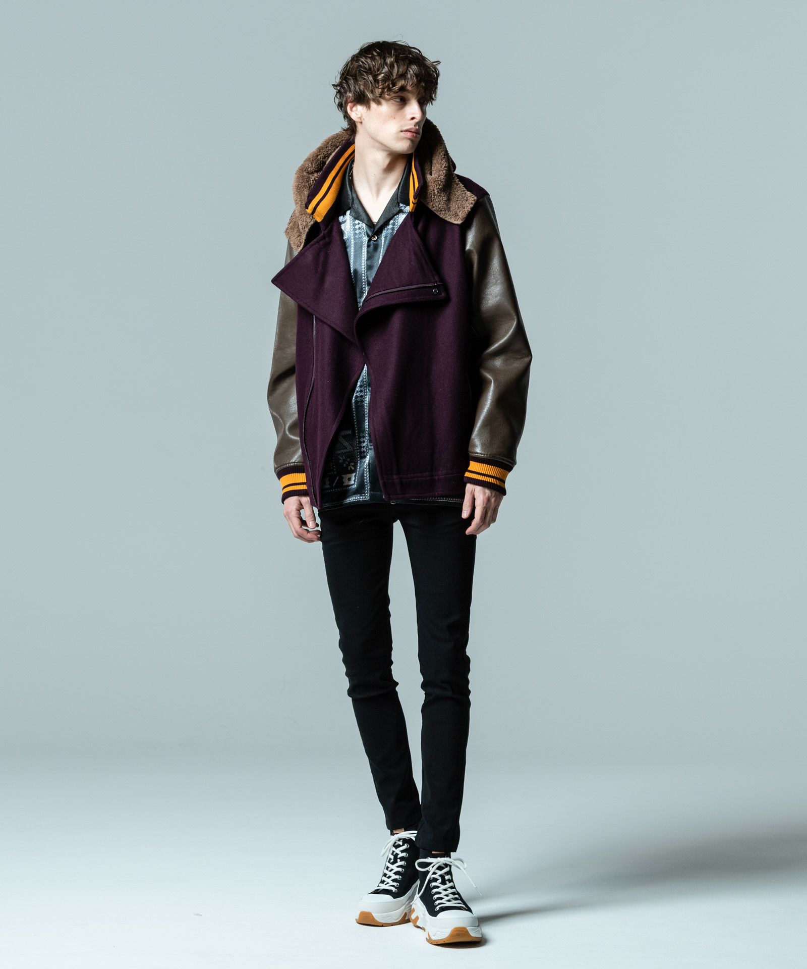 フーデッドスタジアムジャンパー : GB0323/JKT10 | glamb Online Store  