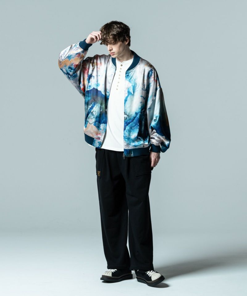 GB0323/JKT12 : Watercolor Blouson / ウォーターカラーブルゾン