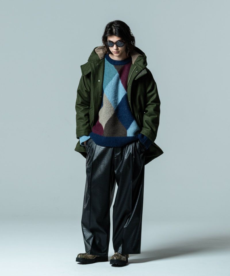 シンセレザーバギースラックス : GB0323/P03 | glamb Online シンセレザーバギースラックス : GB0323/P03 | glamb Online