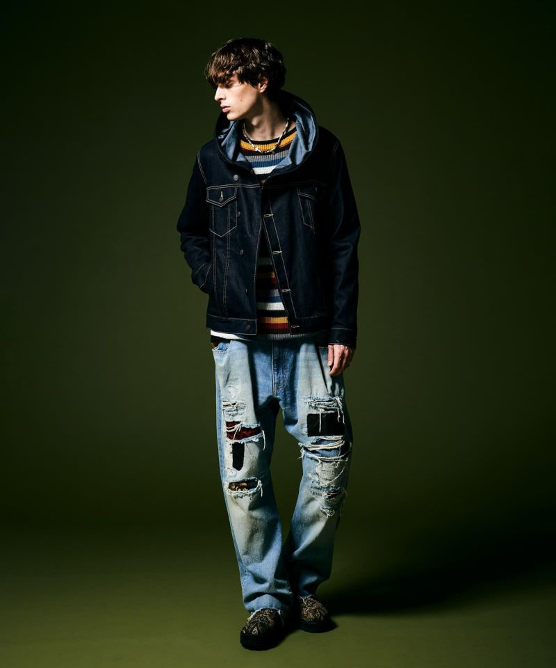 クレイジーリメイクデニム : GB0323/P13 | glamb Online Store クレイジーリメイクデニム : GB0323/P13 | glamb Online Store
