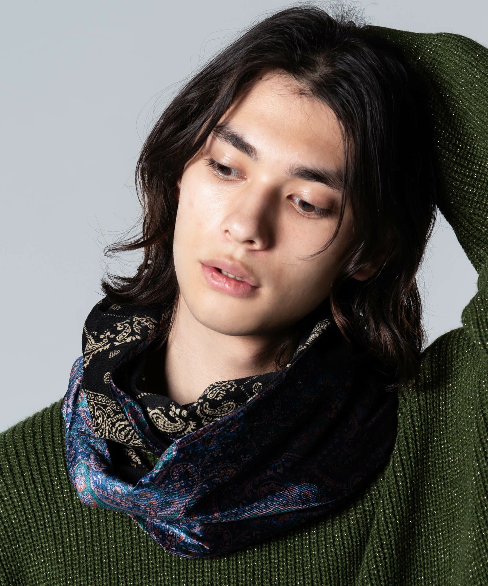 ペイズリーベロアストール : GB0423/AC08 | glamb Online Store公式通販 