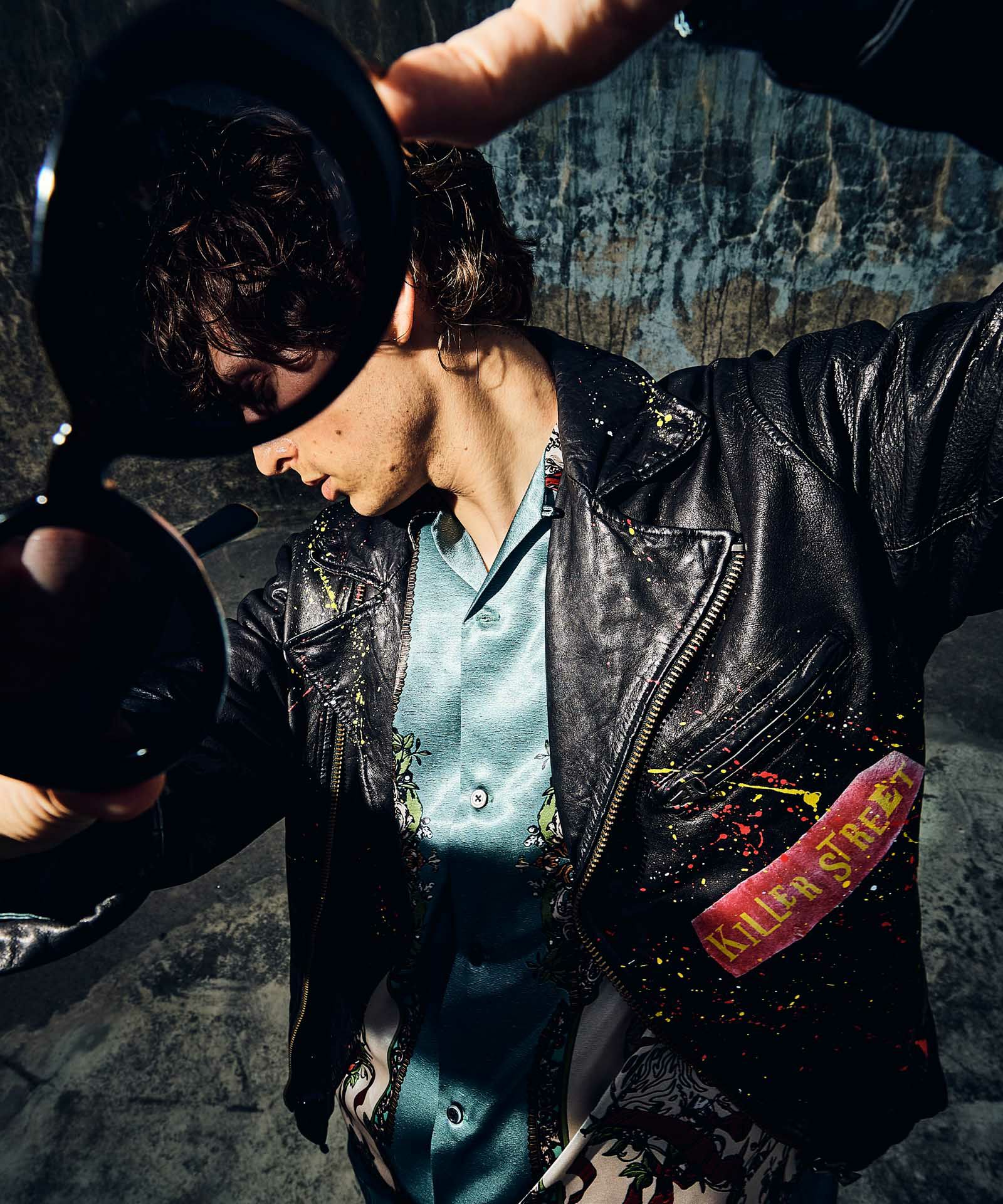 アナーキーペイントライダースジャケット : GB0423/JKT03 | glamb  