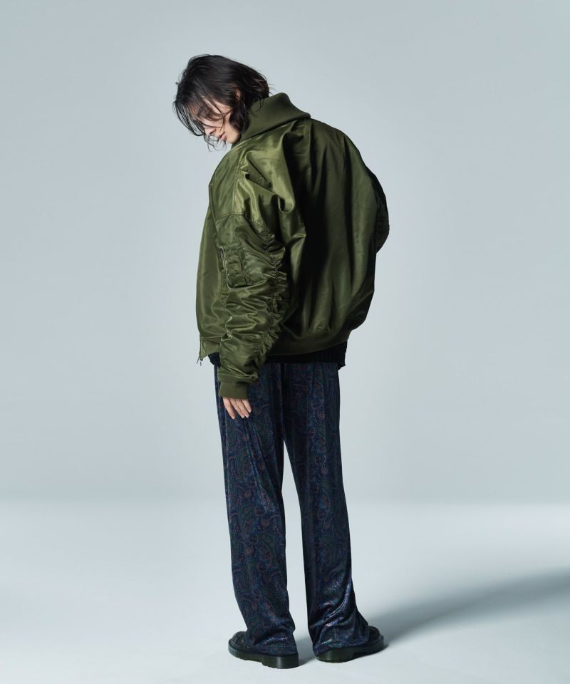 MA-1 leopard / Black – guernika official online shop