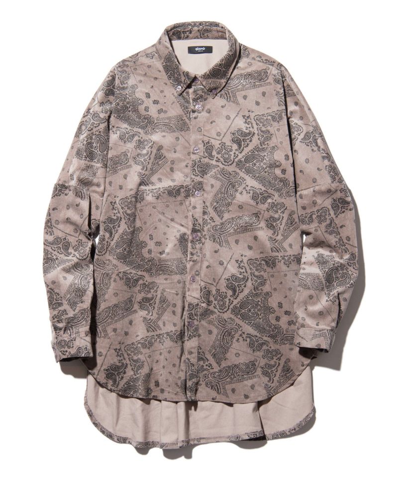 メッシーペイズリーシャツ : GB0423/SH07 | glamb Online Store