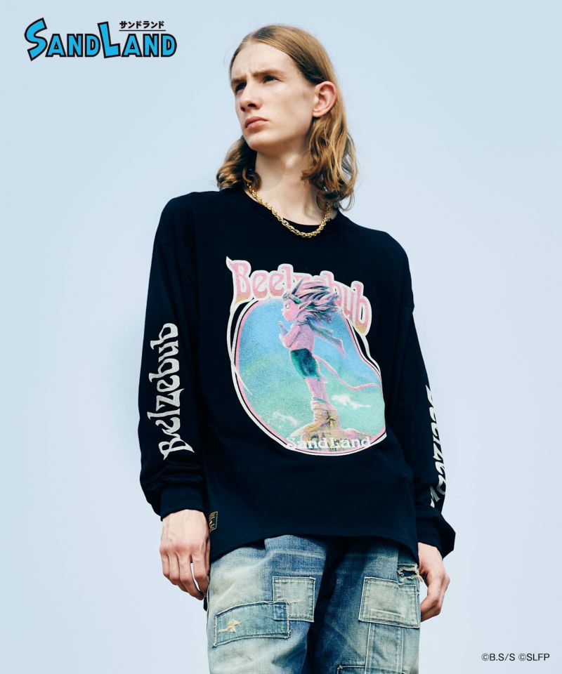 SAND LANDコラボ】ベルゼブブロングスリーブT | glamb Online