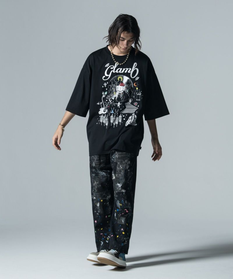 ニードルワークオーバーサイズTシャツ : GB0124/CS06 | glamb ニードルワークオーバーサイズTシャツ : GB0124/CS06 | glamb
