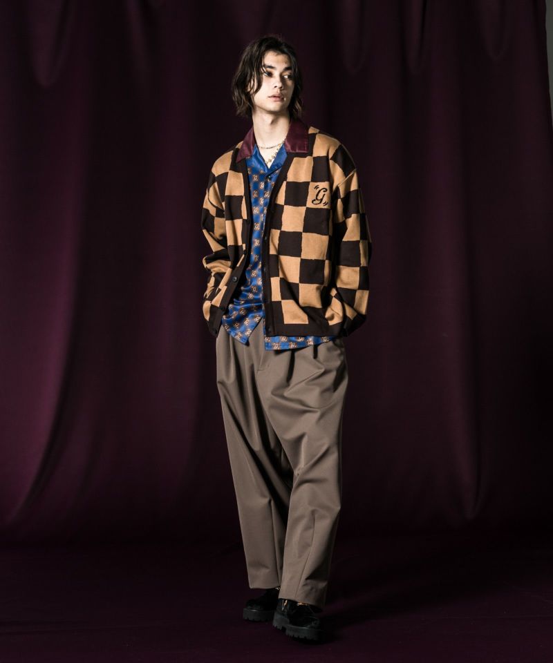 楽天市場】glamb グラム Initial Border Cardigan イニシャル