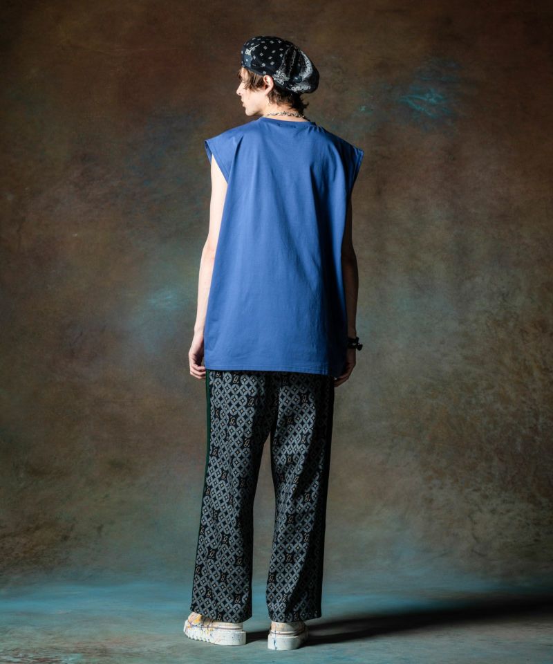 eLLa big rib hem sleeveless T  スリーブレスT eLLa big rib hem sleeveless T スリーブレスT