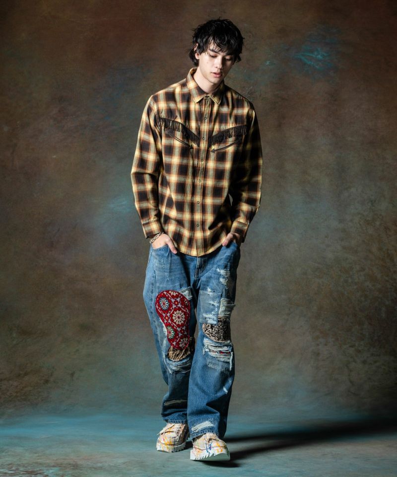 ウエスタンチェックシャツ : GB0224/SH04 | glamb Online Store ウエスタンチェックシャツ : GB0224/SH04 | glamb Online Store