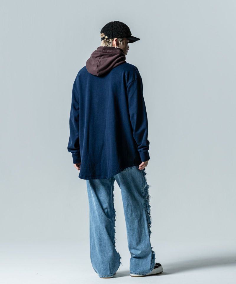 レイヤードネックフーディ : GB0324/CS18 | glamb Online Store