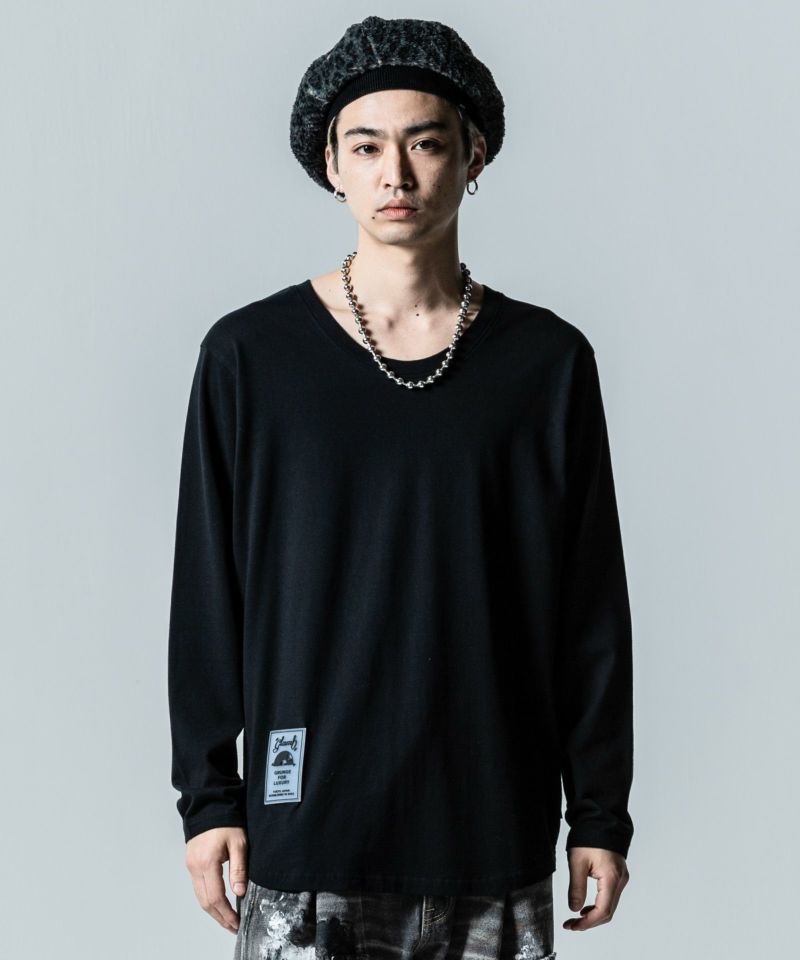 ルーズネックロングスリーブTシャツ : GB0324/CS21 | glamb