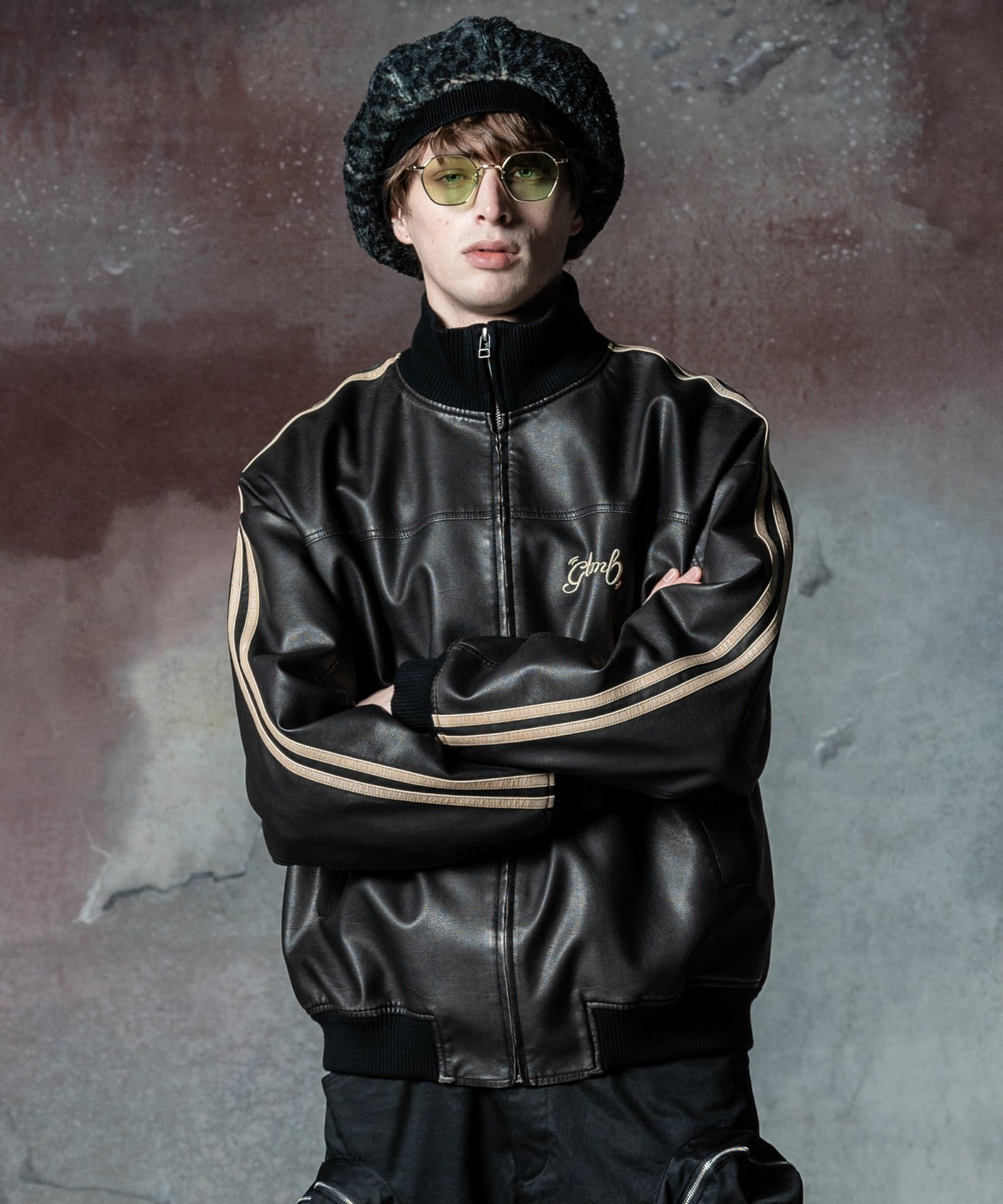 シンセレザートラックジャケット : GB0324/JKT10 | glamb Online Store  