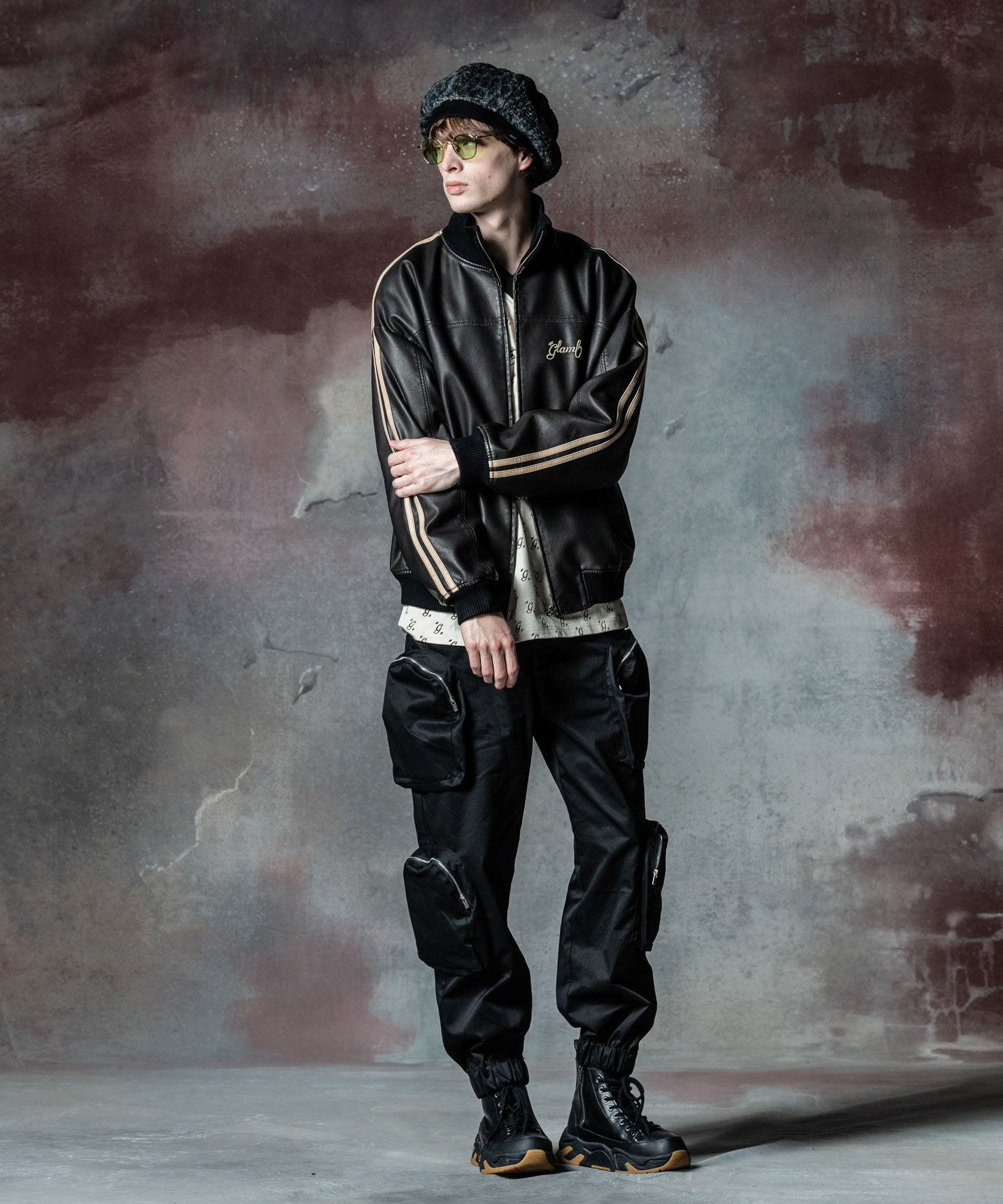 シンセレザートラックジャケット : GB0324/JKT10 | glamb Online Store  