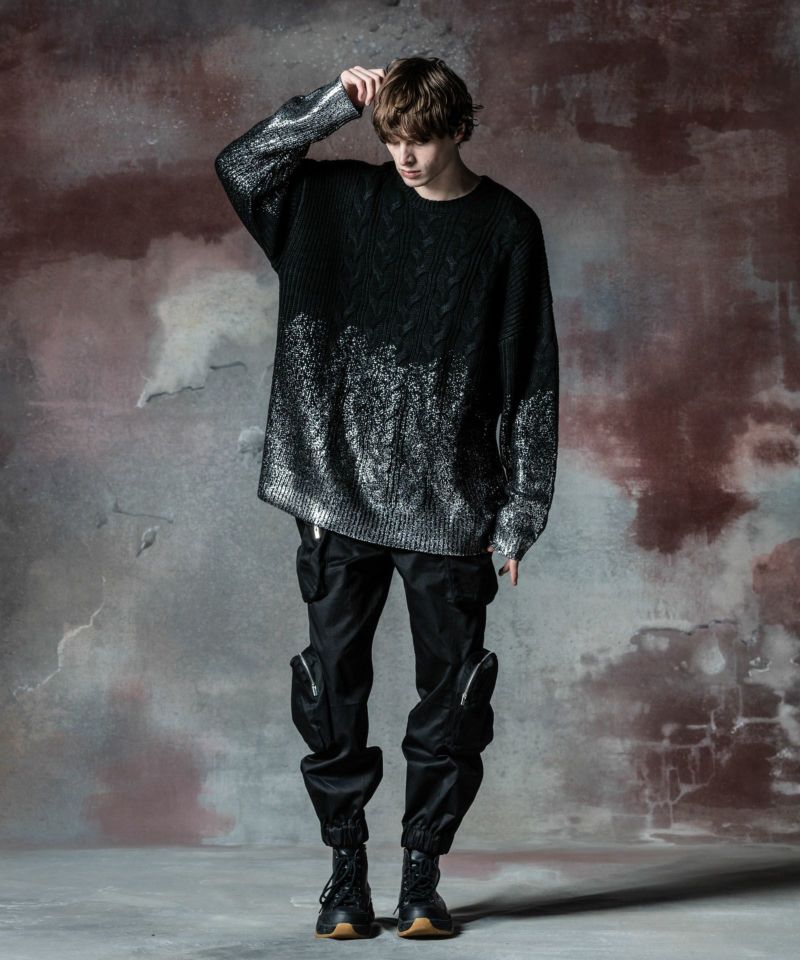 プラチナケーブルニット : GB0324/KNT13 | glamb Online Store 