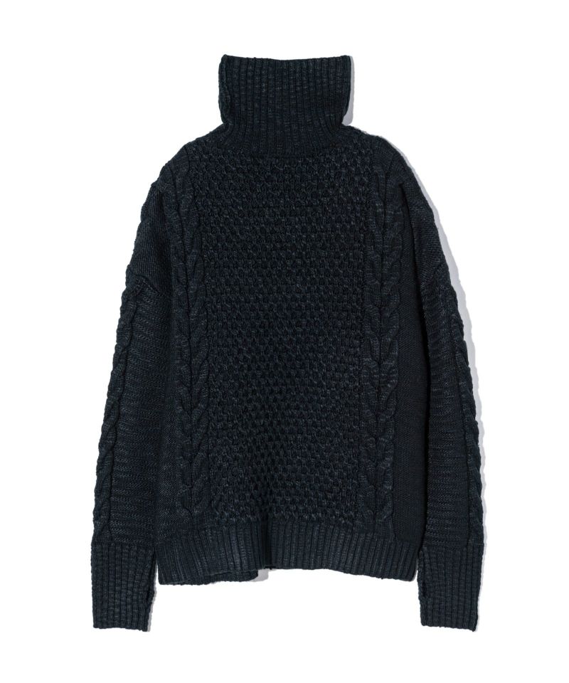 フィッシャーマンタートルネックニット : GB0324/KNT16 | glamb