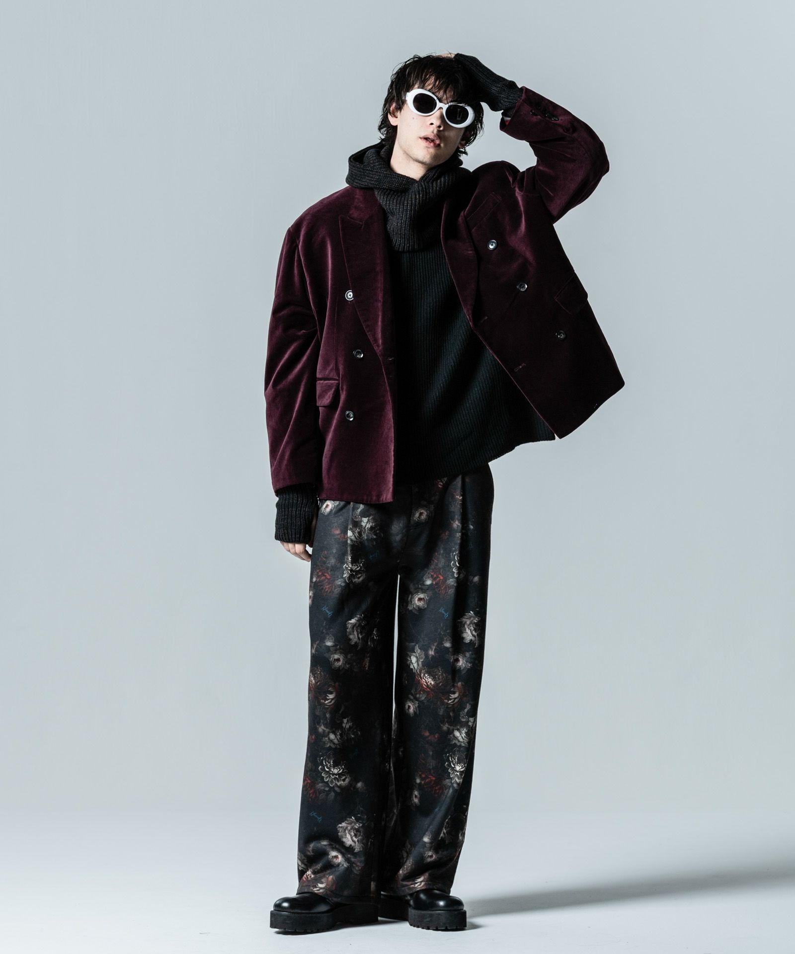 ホールパターンバギーパンツ : GB0324/P02 | glamb Online Store公式通販 