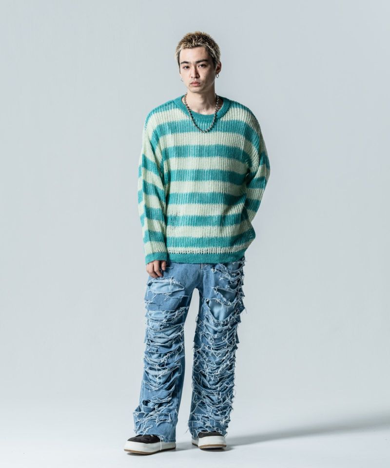 シュレッドダメージデニム : GB0324/P03 | glamb Online Store