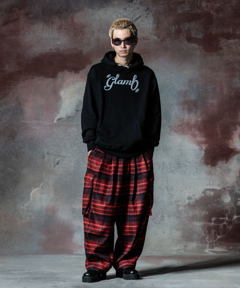 チェックバギーカーゴパンツ : GB0324/P11 | glamb Online Store チェックバギーカーゴパンツ : GB0324/P11 | glamb Online Store