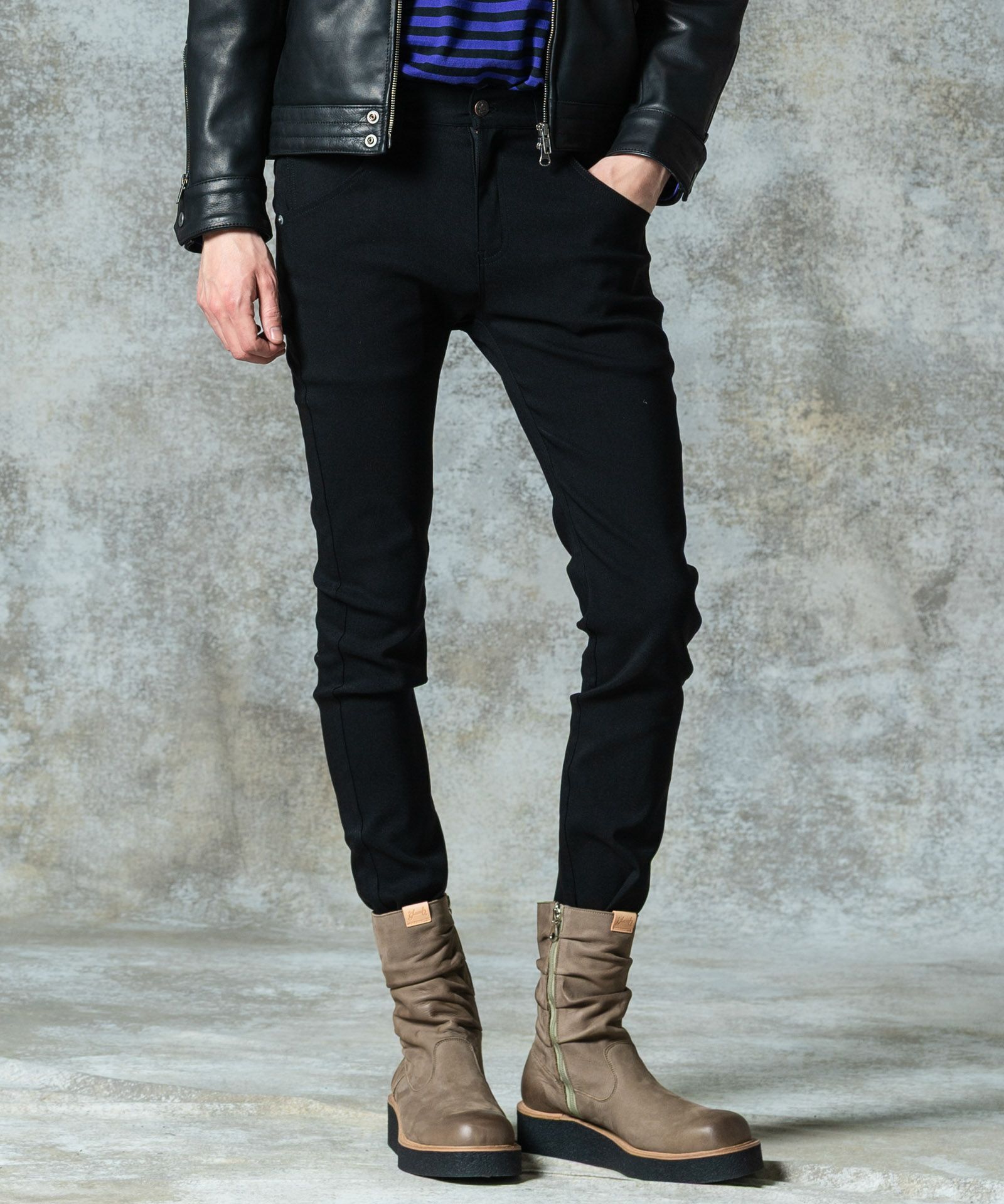 即納品Sサイズサルエル パンツ 煮やし デニム ペイント スキニー 検 GACKT 