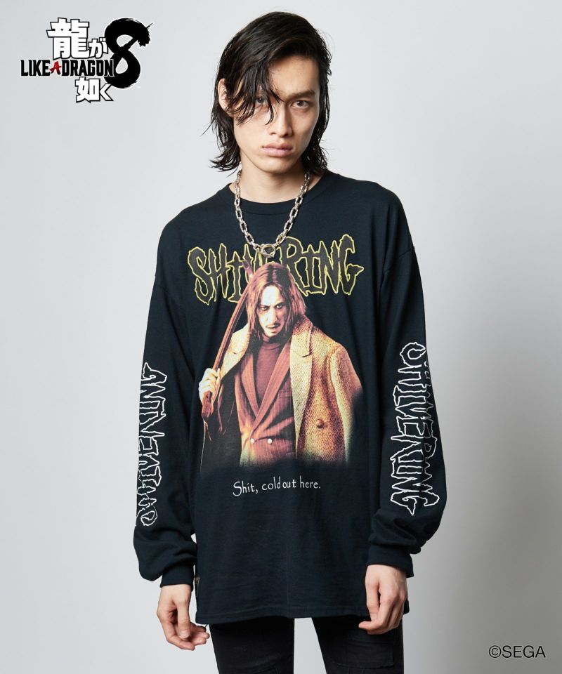 龍が如く8　山井豊　コラボ　ロングTシャツ　アクスタ　セット 龍が如く8山井豊コラボロングTシャツアクスタセット