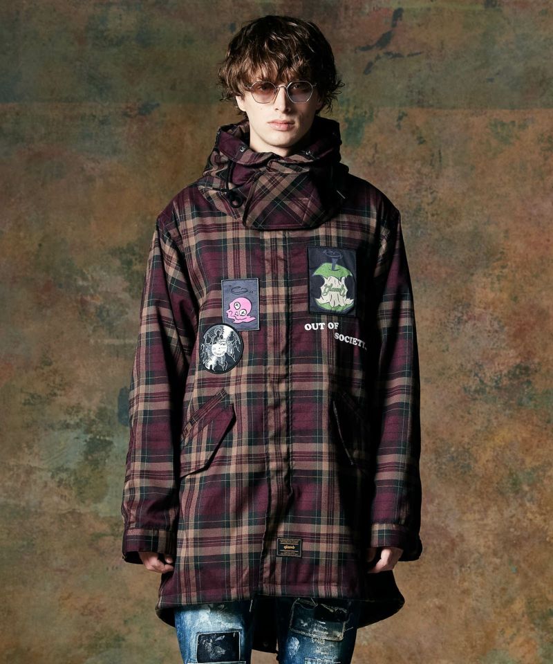 glamb（グラム）の「Hi Neck Mods Coat / ハイネックモッズ